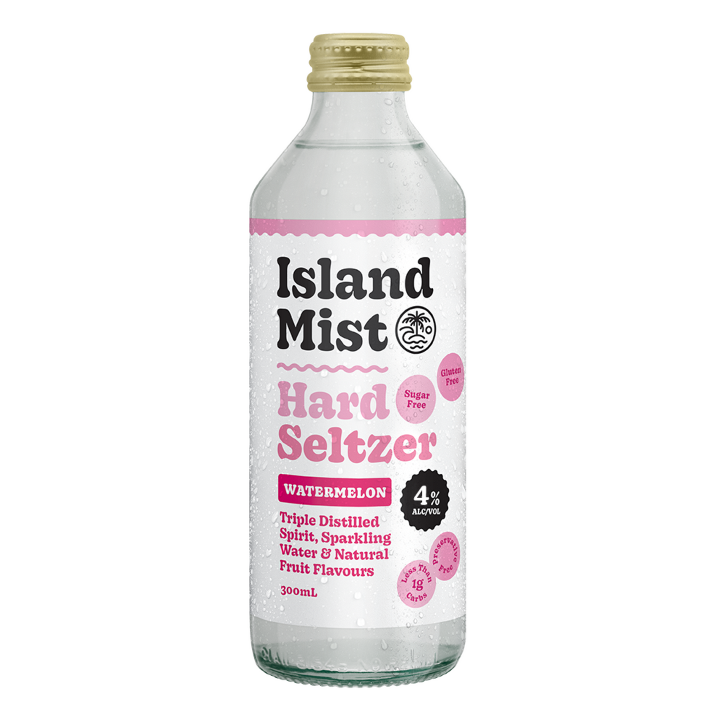 4% Watermelon - Island Mist® Hard Seltzer - 12 x 300ml