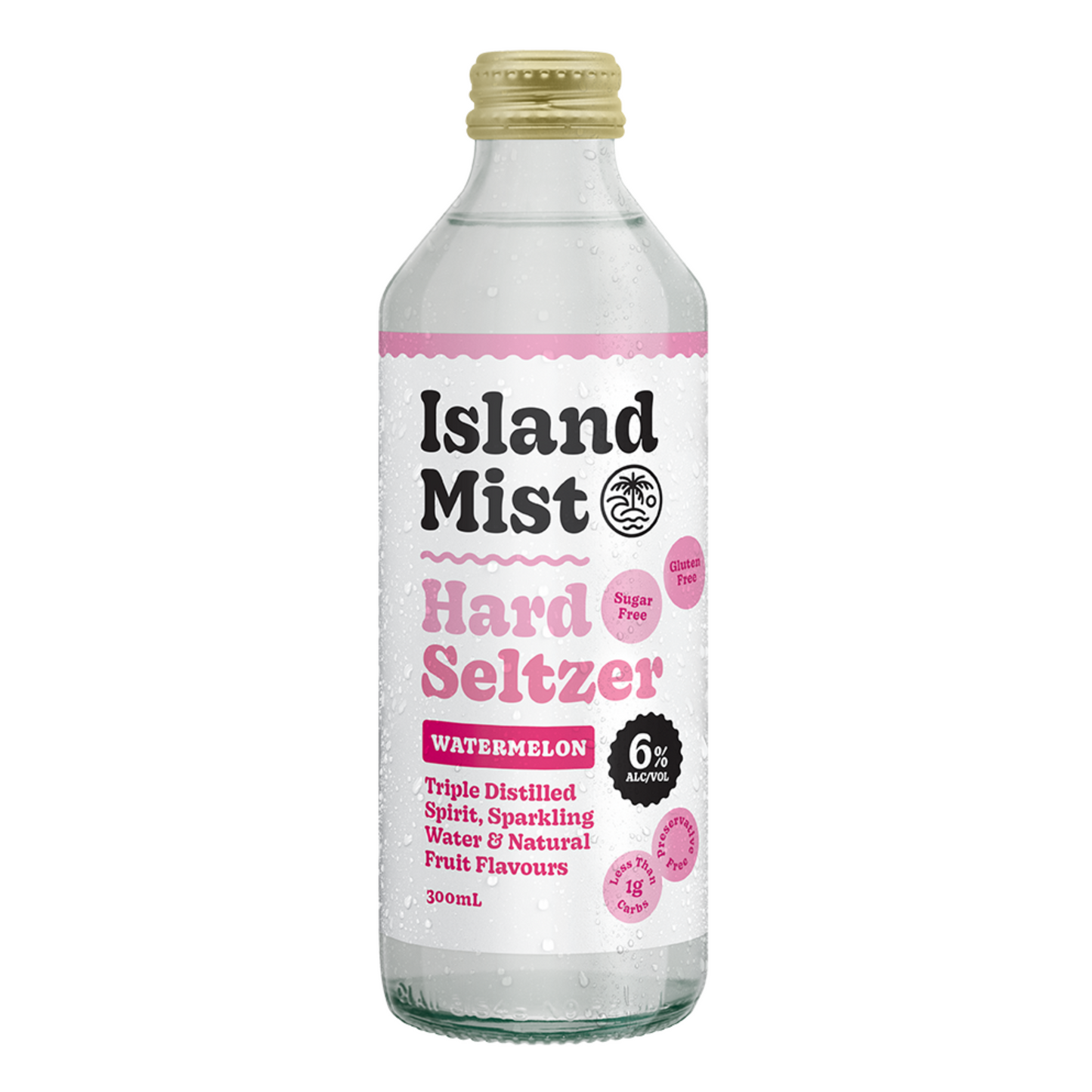 6% Watermelon - Island Mist® Hard Seltzer - 12 x 300ml