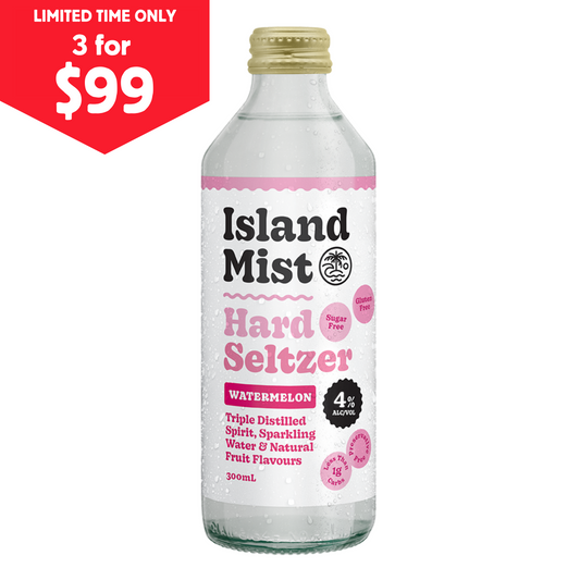 4% Watermelon - Island Mist® Hard Seltzer - 12 x 300ml